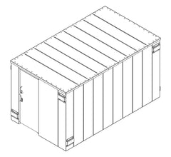 Swisher ESP Safety Shelter- 25 Person Private / 15 Person Business