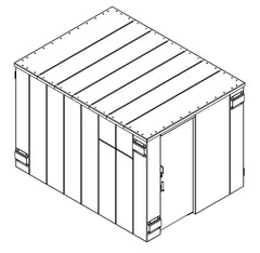 Swisher ESP Safety Shelter- 20 Person Private / 12 Person Business