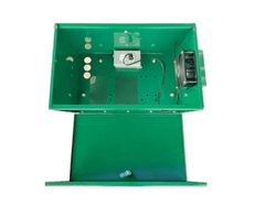 Scott Aerator | Steel Compressor Cabinet with Fan & Grounding Base