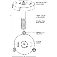 Vertex | Vertical TriTier Fountain