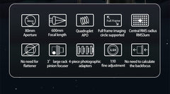 ZWO FF80 APO Refractor OTA
